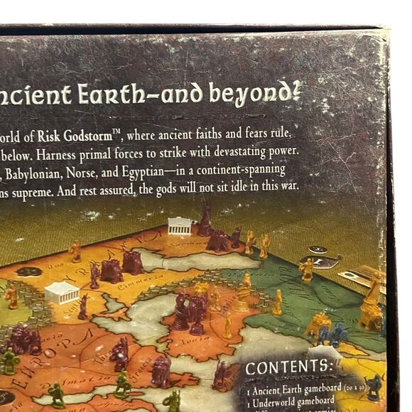 RISK GODSTORM Skill Board Game 2004 Hasbro Avalon Hill 105%COMPLETE! +17 TOKENS - Picture 6 of 15